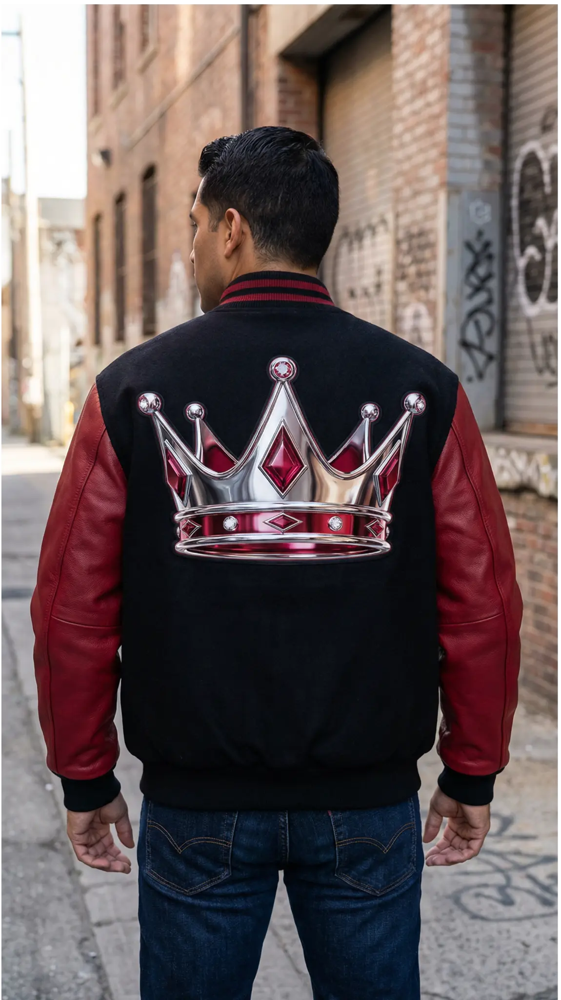 KINGDRIVE Varsity Jacket